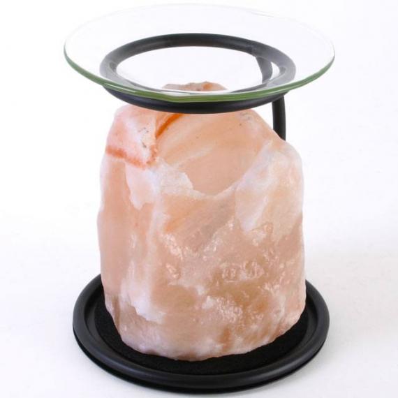 Himalayan Salt Burner with Tealights and Scented Wax Melt