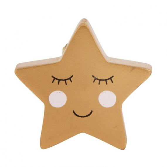 Smiling Star Face Drawer Knob